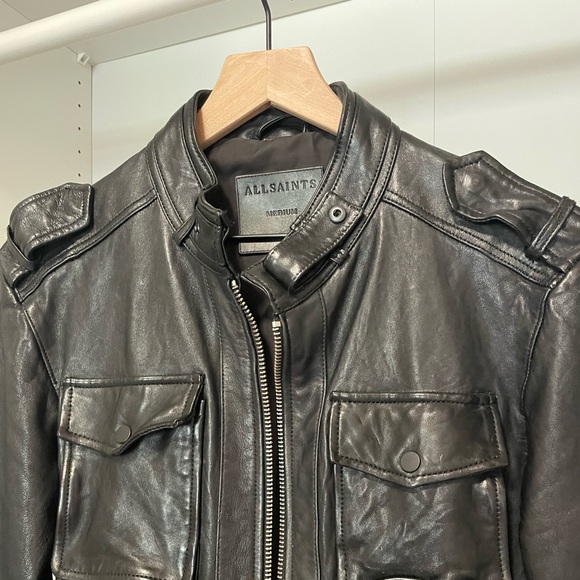 Allsaints leather jacket - Picture 3 of 6